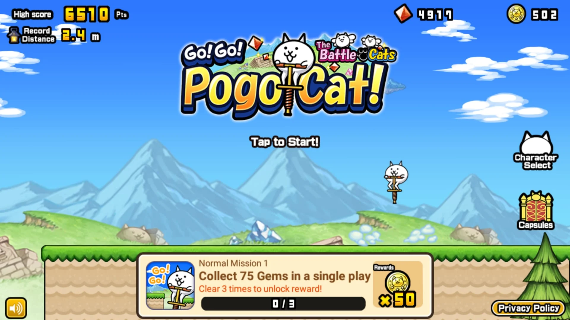 Go! Go! Pogo Cat Screenshot 2